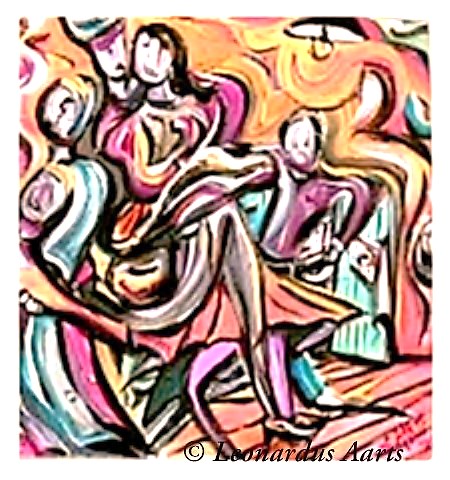 Eyes on the dance floor by Leon Aarts